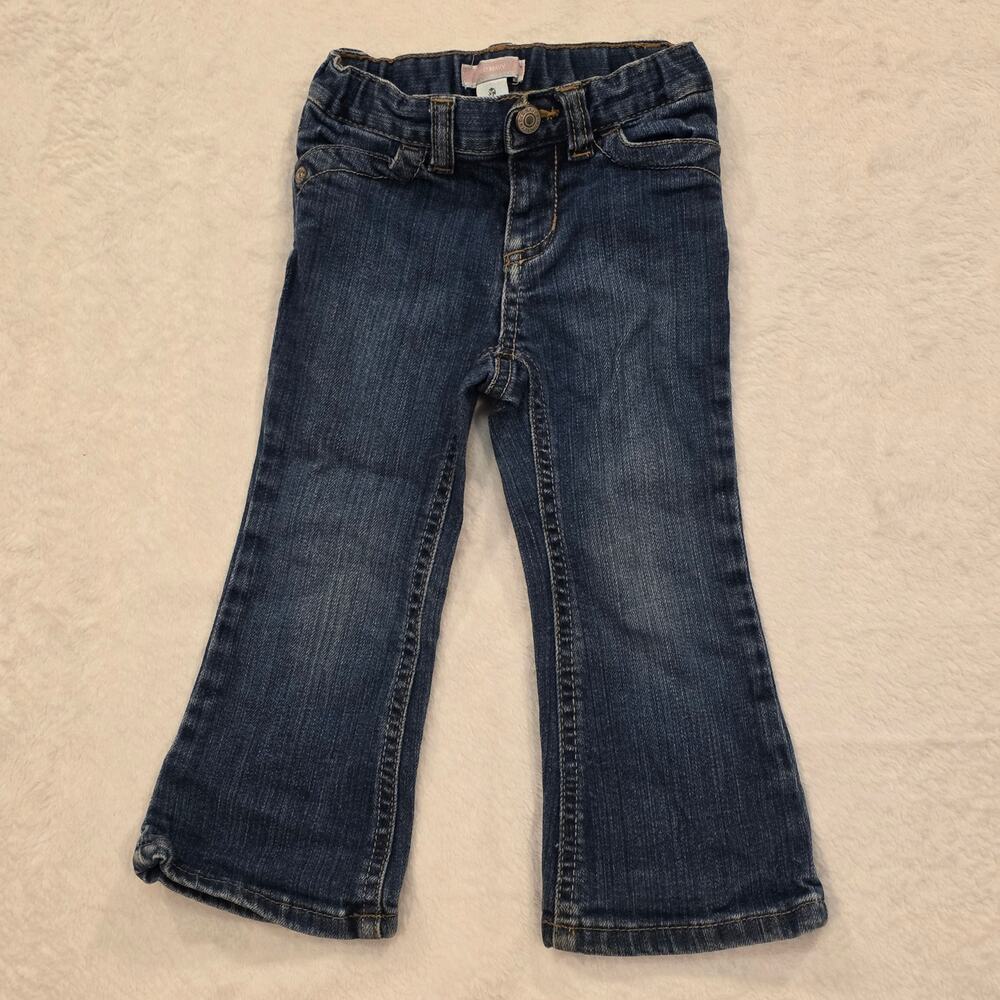 Old Navy Toddler Girls Size 2T Bootcut Blue Denim Jeans 2T